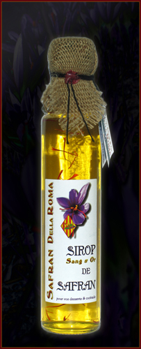 sirop de safran della roma