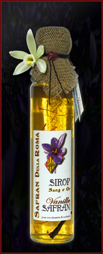 sirop de safran vanille catalan